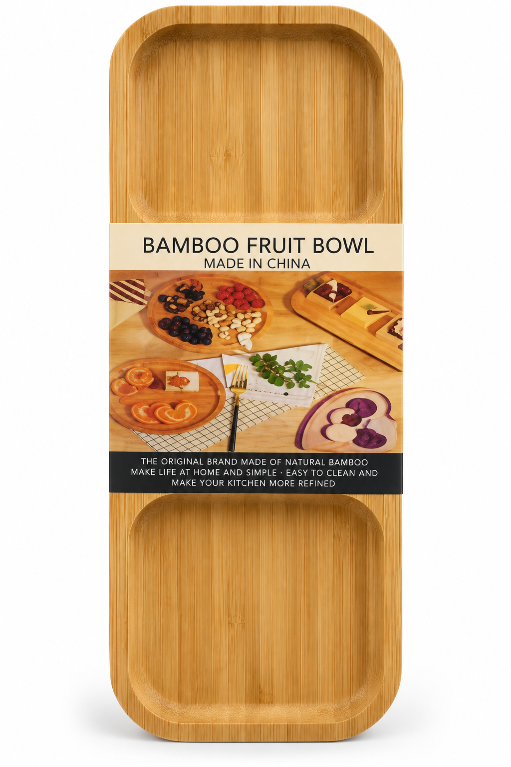 Bamboo Fruit & Serving Bowl