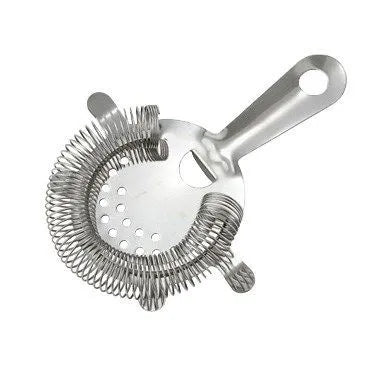 Stainless Steel 4-Prong Cocktail Bar Strainer
