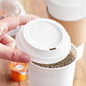 White Hot Paper Cup Travel Lid 10-24 oz. 100/Pack