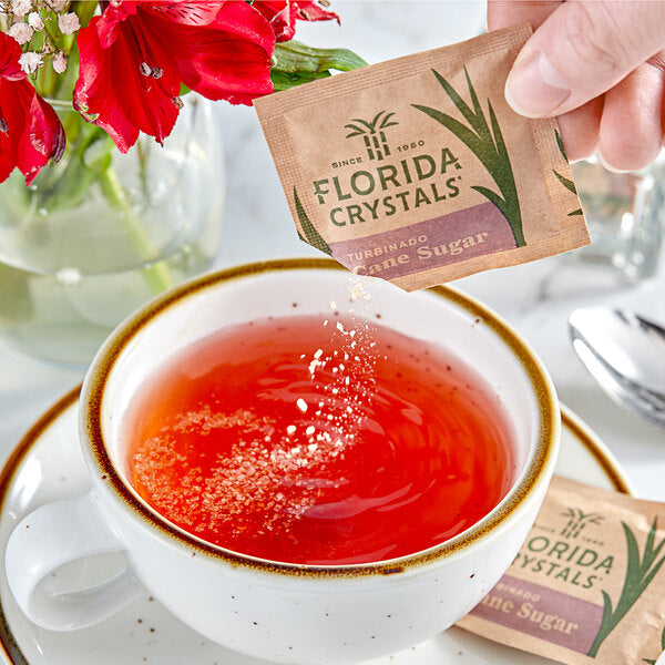 Florida Crystals Turbinado Cane Sugar 4.5g Packets 1200 Count