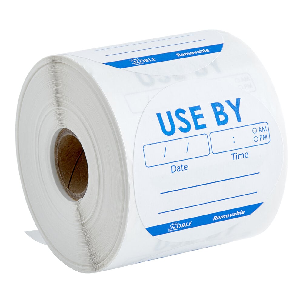 Noble 3-Inch Round Removable Label 500/Roll