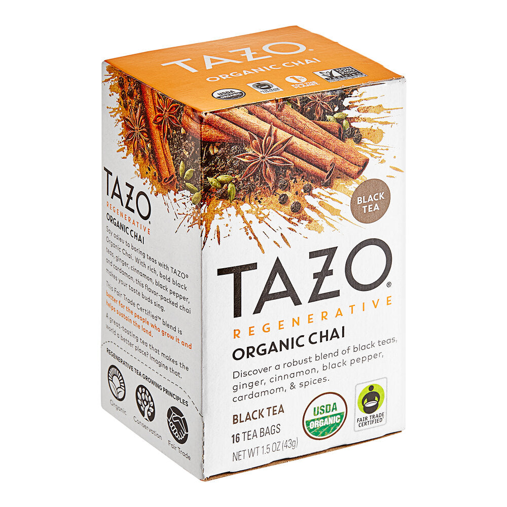 Tazo Organic Chai Tea Bags in 96-Count Bulk Case