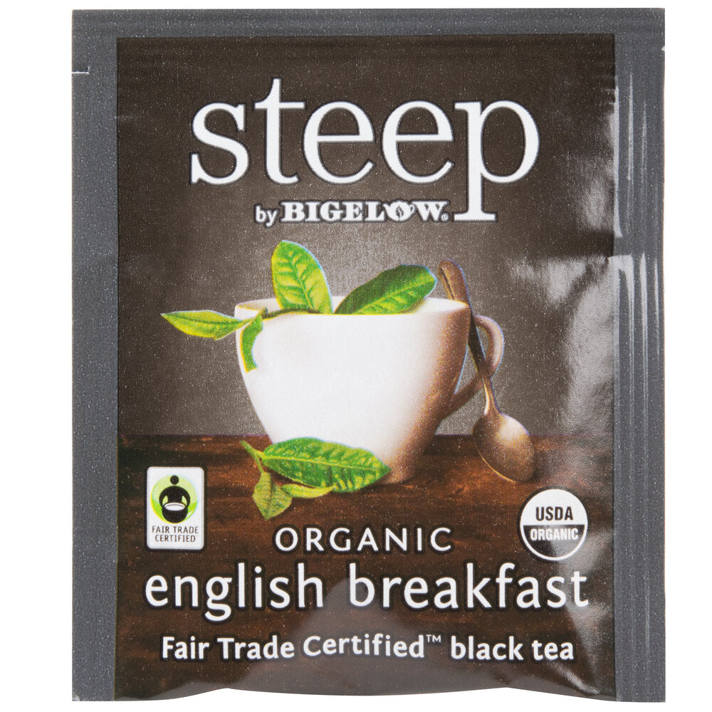 Steep by Bigelow Organic English Breakfast Tea Bags 20-Count