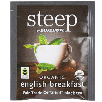 Steep by Bigelow Organic English Breakfast Tea Bags 20-Count