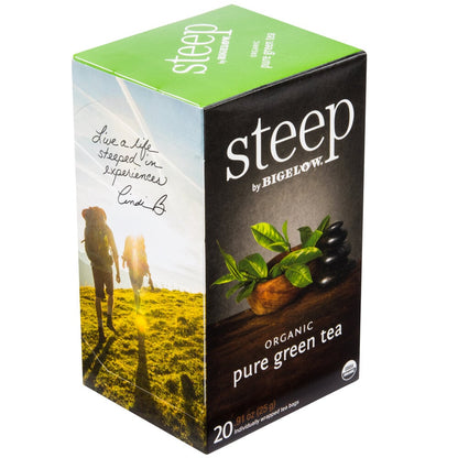 Steep by Bigelow Organic Pure Green Tea Bags 20-Count Box