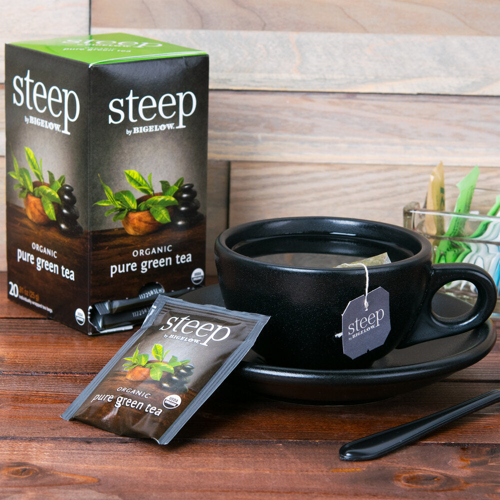 Steep by Bigelow Organic Pure Green Tea Bags 20-Count Box