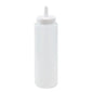 Clear Plastic Squeeze Bottle Dispenser 8 oz