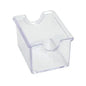 Clear Plastic Sugar Packet Holder 3.5x2.5x2 in